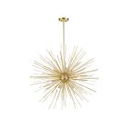 Lustre CWI Lighting Savannah 1034P30-9-620 360W 9 lumières feuille d'or