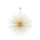 Lustre CWI Lighting Savannah 1034P40-14-620 560W 14 lumières feuille d'or