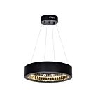 Lustre LED CWI Lighting Rosalina 1040P16-101 26W noir mat