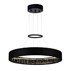 Lustre LED CWI Lighting Rosalina 1040P26-101 45W noir mat
