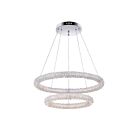 Lustre LED CWI Lighting Arielle 1042P25-601-2R 120W chrome