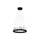 Lustre LED CWI Lighting Juliette 1043P16-101 55W noir