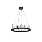 Lustre LED CWI Lighting Juliette 1043P24-101 72W noir