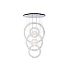 Lustre LED CWI Lighting Celina 1046P34-6-601 80W chrome