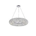 Lustre CWI Lighting Veronique 1057P24-8-601 320W 8 lumières chrome