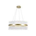 Lustre LED CWI Lighting Genevieve 1063P32-169 70W laiton antique