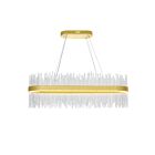 Lustre LED CWI Lighting Genevieve 1063P39-169-RC 65W laiton antique