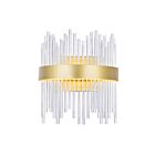 Applique murale LED CWI Lighting Genevieve 1063W12-169 12W laiton antique