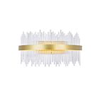 Applique murale LED CWI Lighting Genevieve 1063W24-169 24W laiton antique