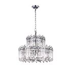 Lustre CWI Lighting Henrietta 1065P28-12-601 720W 12 lumières chrome