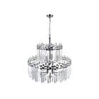 Lustre CWI Lighting Henrietta 1065P28-12-601 720W 12 lumières chrome