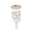 Lustre LED CWI Lighting Carolina 1090P20-10-620 85W feuille d'or