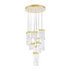 Lustre LED CWI Lighting Carolina 1090P20-10-620 85W feuille d'or
