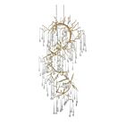 Lustre CWI Lighting Anita 1094P26-12-620 480W 12 lumières feuille d'or