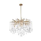 Lustre CWI Lighting Anita 1094P26-6-620 240W 6 lumières feuille d'or