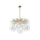 Lustre CWI Lighting Anita 1094P26-6-620 240W 6 lumières feuille d'or