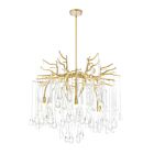 Lustre CWI Lighting Anita 1094P26-6-620 240W 6 lumières feuille d'or