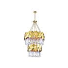 Lustre CWI Lighting Panache 1100P24-10-169 600W 10 lumières médaillon or