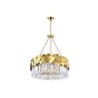 Lustre CWI Lighting Panache 1100P32-8-169 480W 8 lumières médaillon or