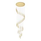 Mini Suspendu CWI Lighting 1103P40-36-602 180W Or satiné