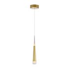 Mini Suspendu CWI Lighting 1103P5-1-602 5W Or Satiné
