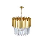 Lustre CWI Lighting Deco 1112P16-4-169 240W 4 lumières médaillon or