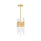 Suspendu CWI Lighting Orgue 1120P8-9-602 45W 9 lumières or satiné