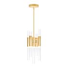 Suspendu CWI Lighting Orgue 1120P8-9-602 45W 9 lumières or satiné