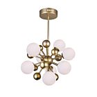 Lustre CWI Lighting Element 1125P16-8-268 56W 8 lumières soleil d'or
