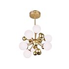 Lustre CWI Lighting Element 1125P16-8-268 56W 8 lumières soleil d'or