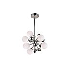 Lustre CWI Lighting Element 1125P16-8-613 56W 8 lumières nickel poli
