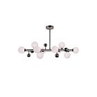 Lustre CWI Lighting Element 1125P36-10-613 70W 10 lumières nickel poli