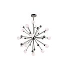 Lustre CWI Lighting Element 1125P39-17-613 119W 17 lumières nickel poli