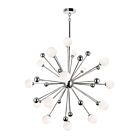 Lustre CWI Lighting Element 1125P39-17-613 119W 17 lumières nickel poli