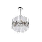 Lustre CWI Lighting Miroir 1137P16-8-613 320W 8 lumières nickel poli