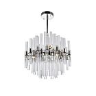 Lustre CWI Lighting Miroir 1137P16-8-613 320W 8 lumières nickel poli