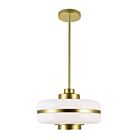 Suspendu CWI Lighting Elementary 1143P12-1-270 60W 1 lumière perle d'or