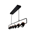 Lustre LED CWI Lighting Moxie 1147P45-6-101 36W noir