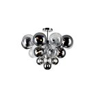 Plafonnier CWI Lighting Pallocino 1205C25-10-601 50W 10 lumières chrome