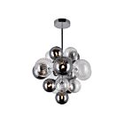 Lustre CWI Lighting Pallocino 1205P16-8-601 40W 8 lumières chrome