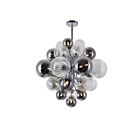 Lustre CWI Lighting Pallocino 1205P25-15-601 75W 15 lumières chrome
