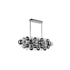 Lustre CWI Lighting Pallocino 1205P39-27-601 135W 27 lumières chrome