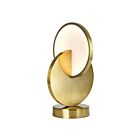 CWI Lighting Tranche 1206T10-1-629 Laiton brossé 1-Lumière Lampe de table 8W