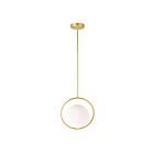 Suspendu CWI Lighting Celeste 1212P14-1-169 5W 1 lumière médaillon or