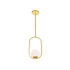 Suspendu CWI Lighting Celeste 1212P8-1-169 5W 1 lumière médaillon or
