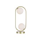 Lampe de table CWI Lighting Celeste 1212T8-2-169 10W 2 lumières médaillon or