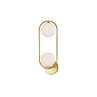 Applique murale CWI Lighting 1212W6-2-169 2-Lumières 10W Médaillon Or