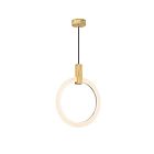 Lustre LED CWI Lighting Anello 1214P16-1-236 10W chêne blanc