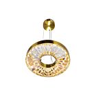 Lustre LED CWI Lighting Bjoux 1219P16-1-625 34W laiton