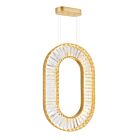 Lustre LED CWI Lighting Bjoux 1219P19-1-625-O 70W laiton